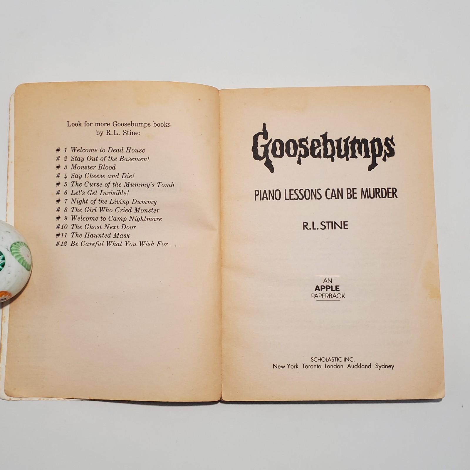 Goosebumps Paperbacks Lot of 13 Books 1st Printings 1990s-2000s