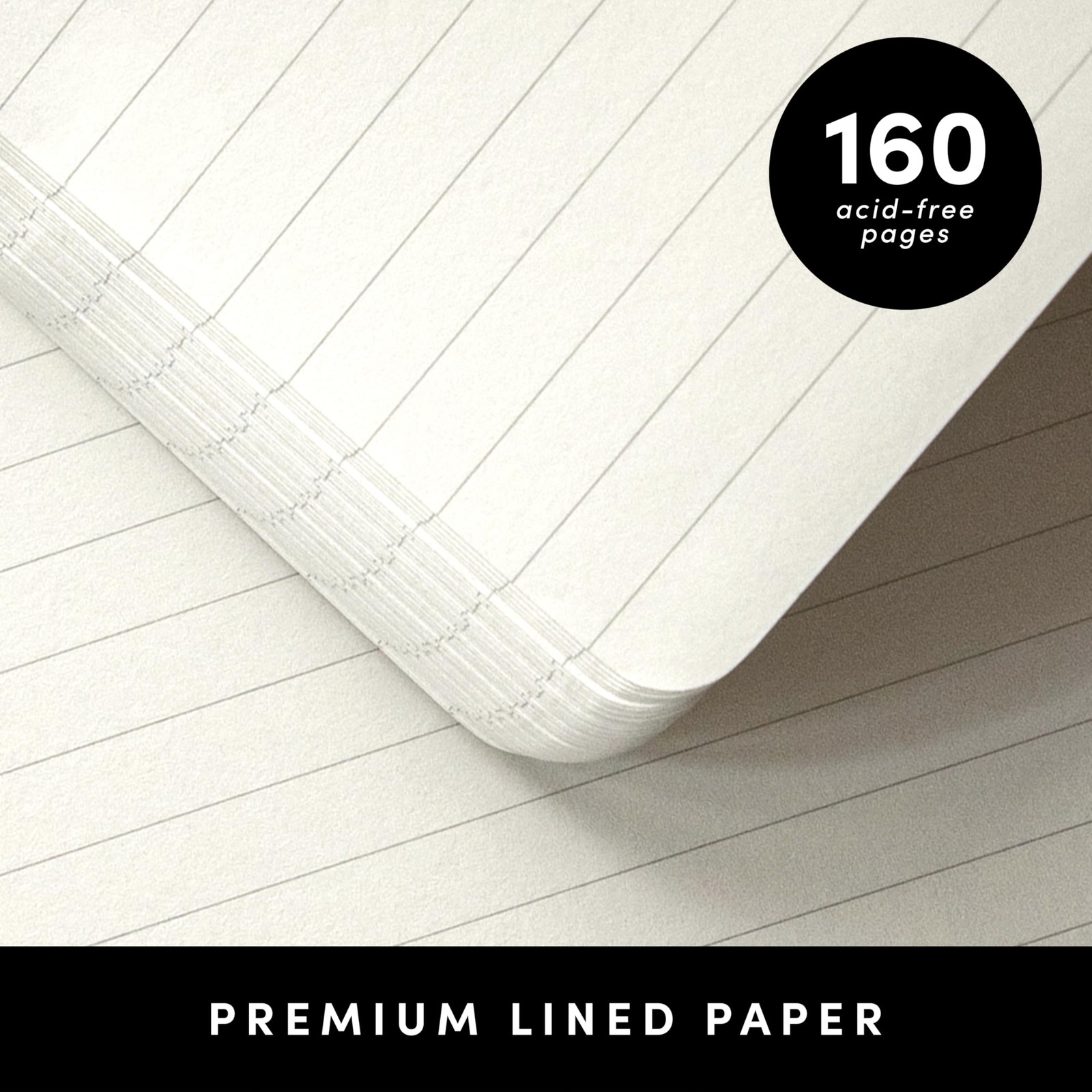 Lined Journal Notebook, Hardcover Journal for & Men, 160 Pages, (5.6 in x 8 i…