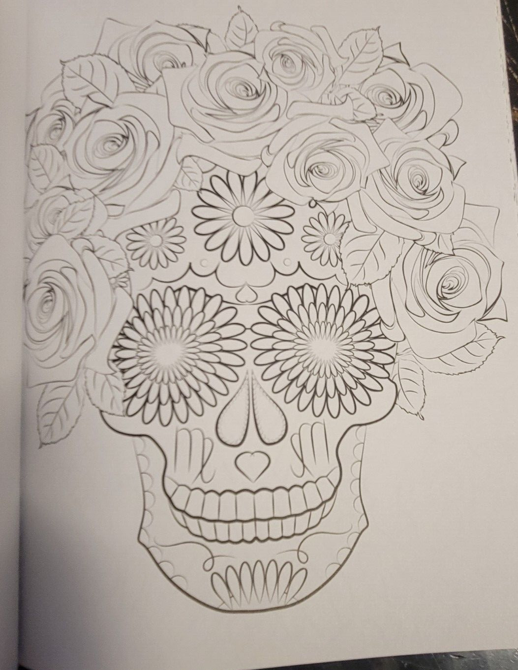 DAY OF THE DEAD Vol 5 Adult Coloring Book With 47 Prints Ready To Frame
