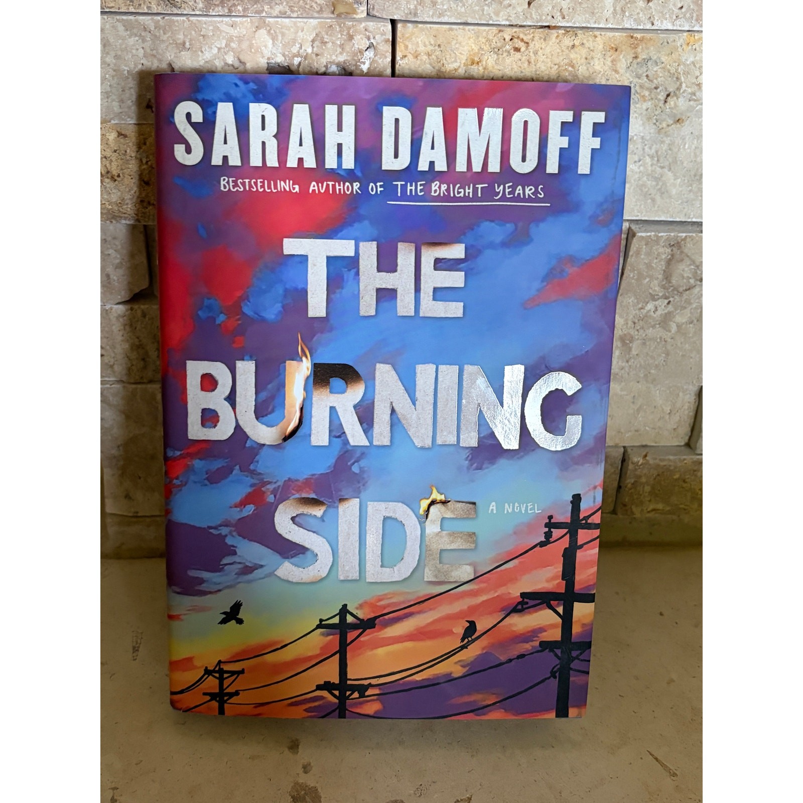 The Burning Side by Sarah Damoff Hardcover Book