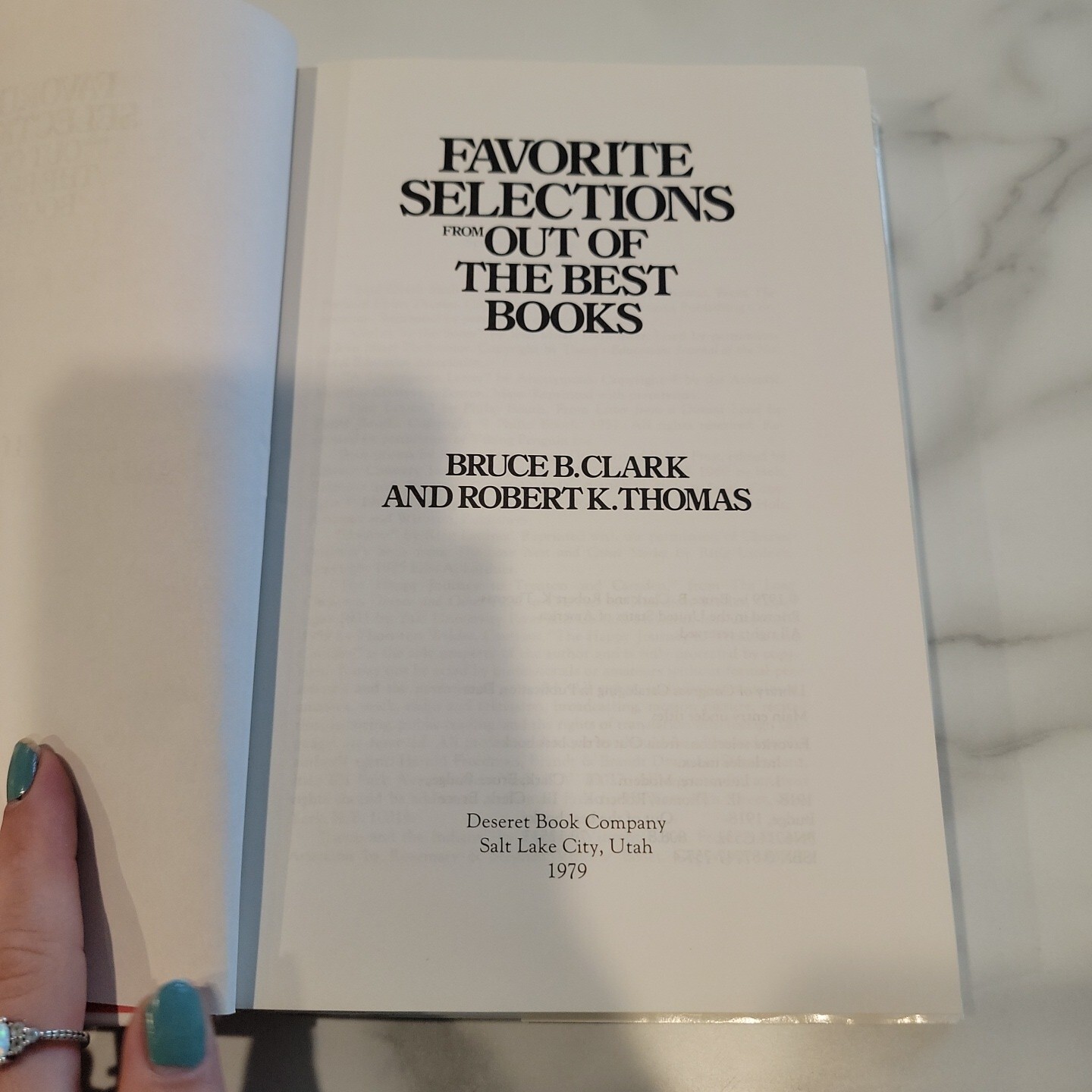 Favorite Selections from Out of the Best Books by Robert K. Thomas WORN EDGES