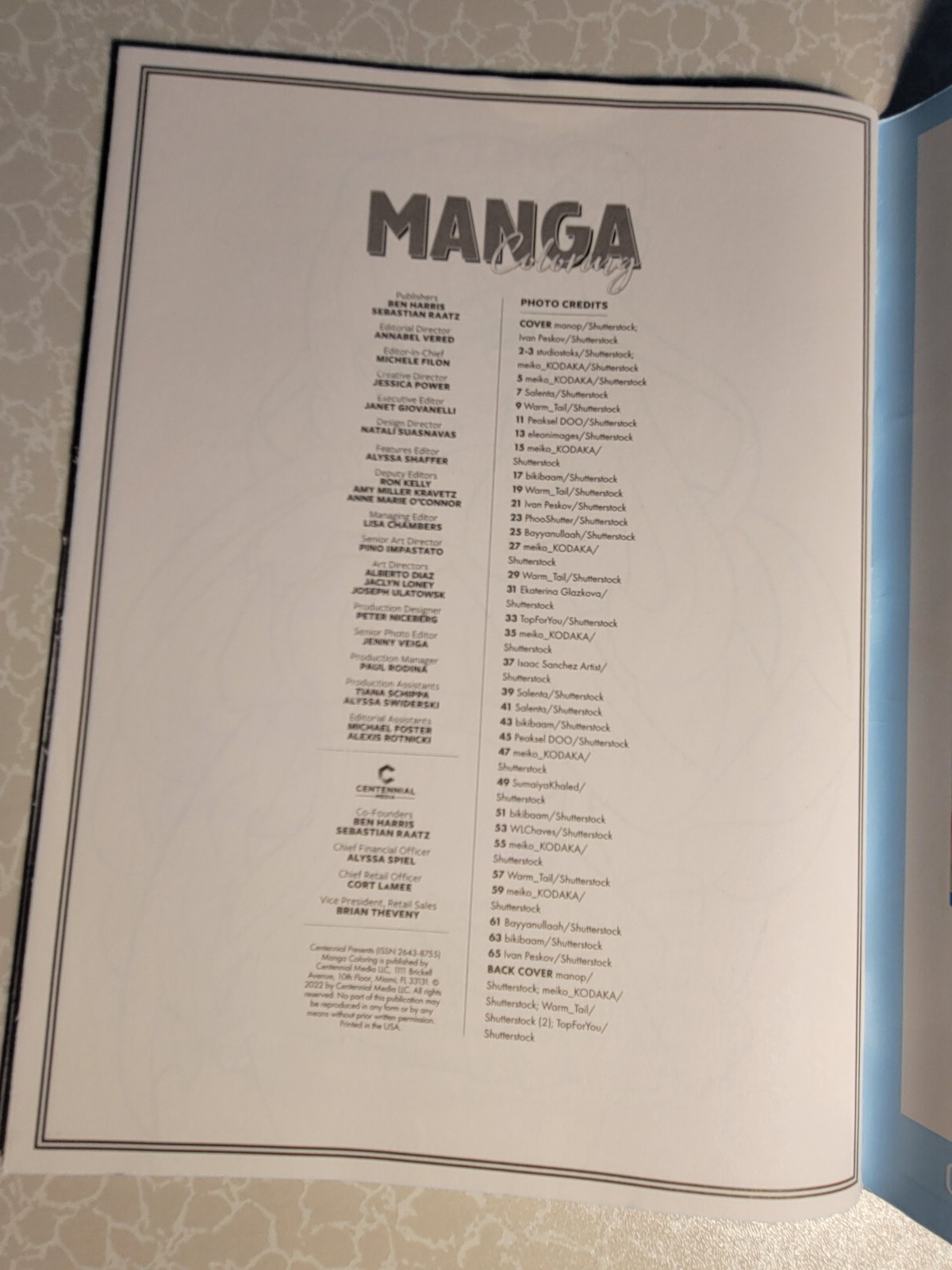 MAGNA COLORING – ADULT COLORING BOOK – 32 INSPIRING DESIGNS TO COLOR – Anime