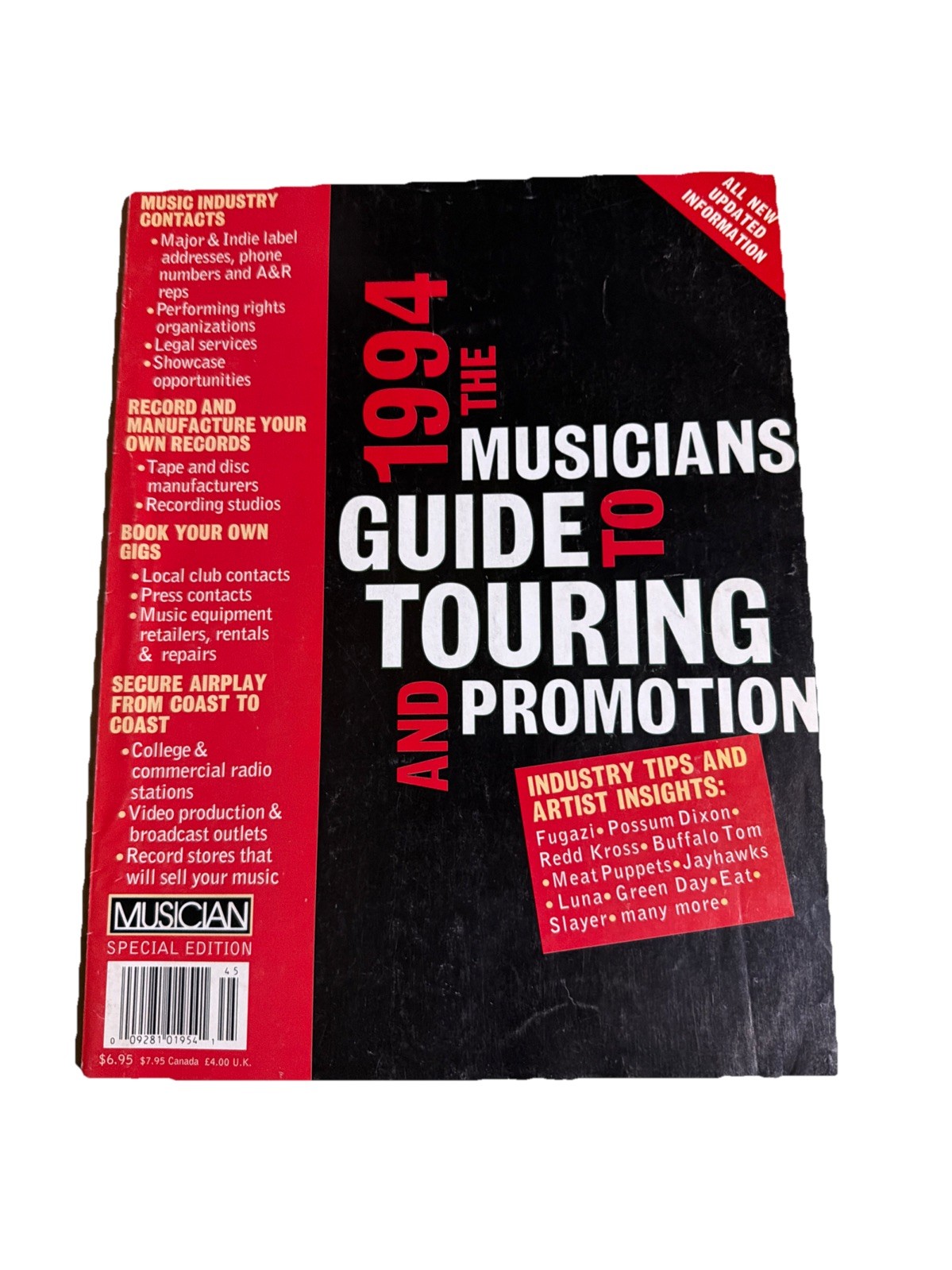 The 1994 Musicians Guide to Touring and Promotion – Musician Special Edition