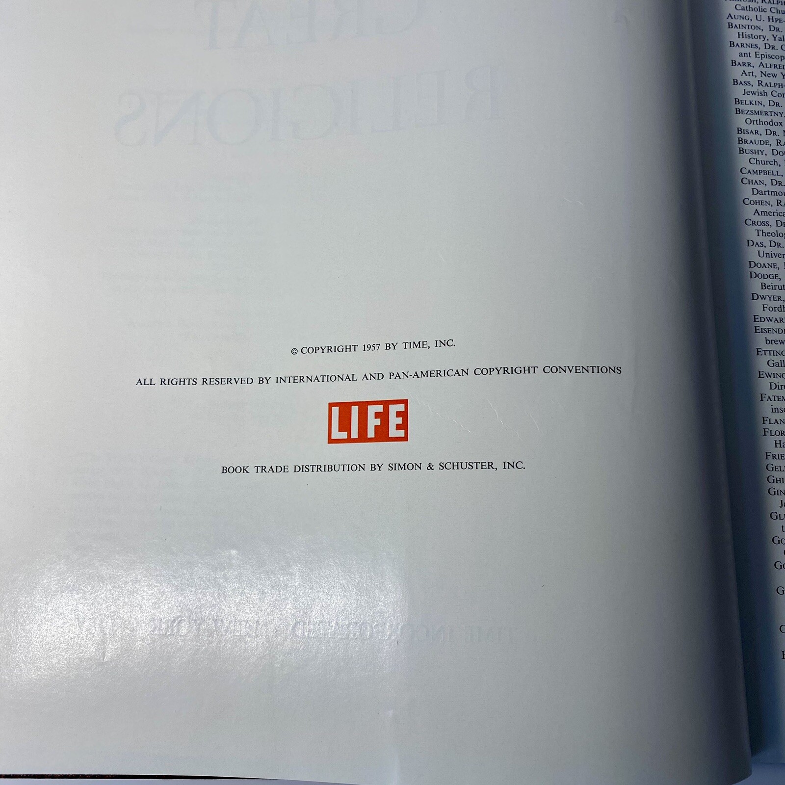 LIFE The World’s Great Religions Hardcover 1957 Time Incorporated
