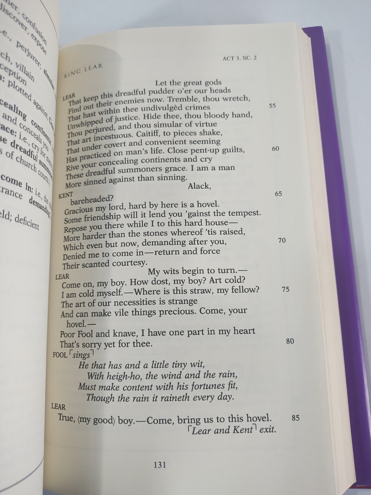 King Lear (The New Folger Library Shakespeare) First Edition 1993 RARE Hardcover