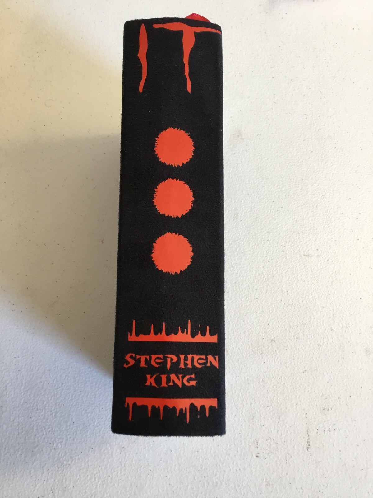 IT, Stephen King, Special Hardcover Edition, Custom Bound in Suede