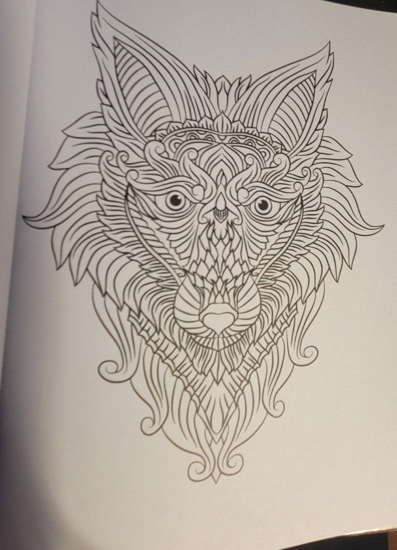 MAGNIFICENT CREATURES Vol 21 – Adult Coloring Book by TOPIX MEDIA – 47 PRINTS