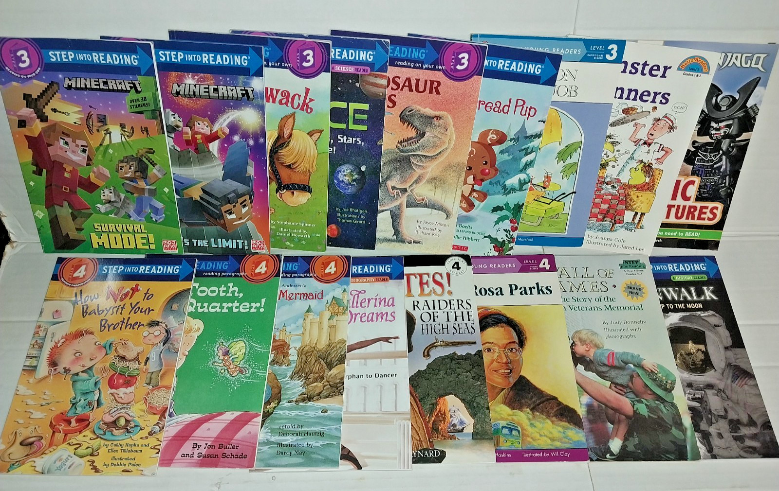 Lot 17 Level 3+4 I Can Read Books Step Into Reading DK Readers Penguin Hello++