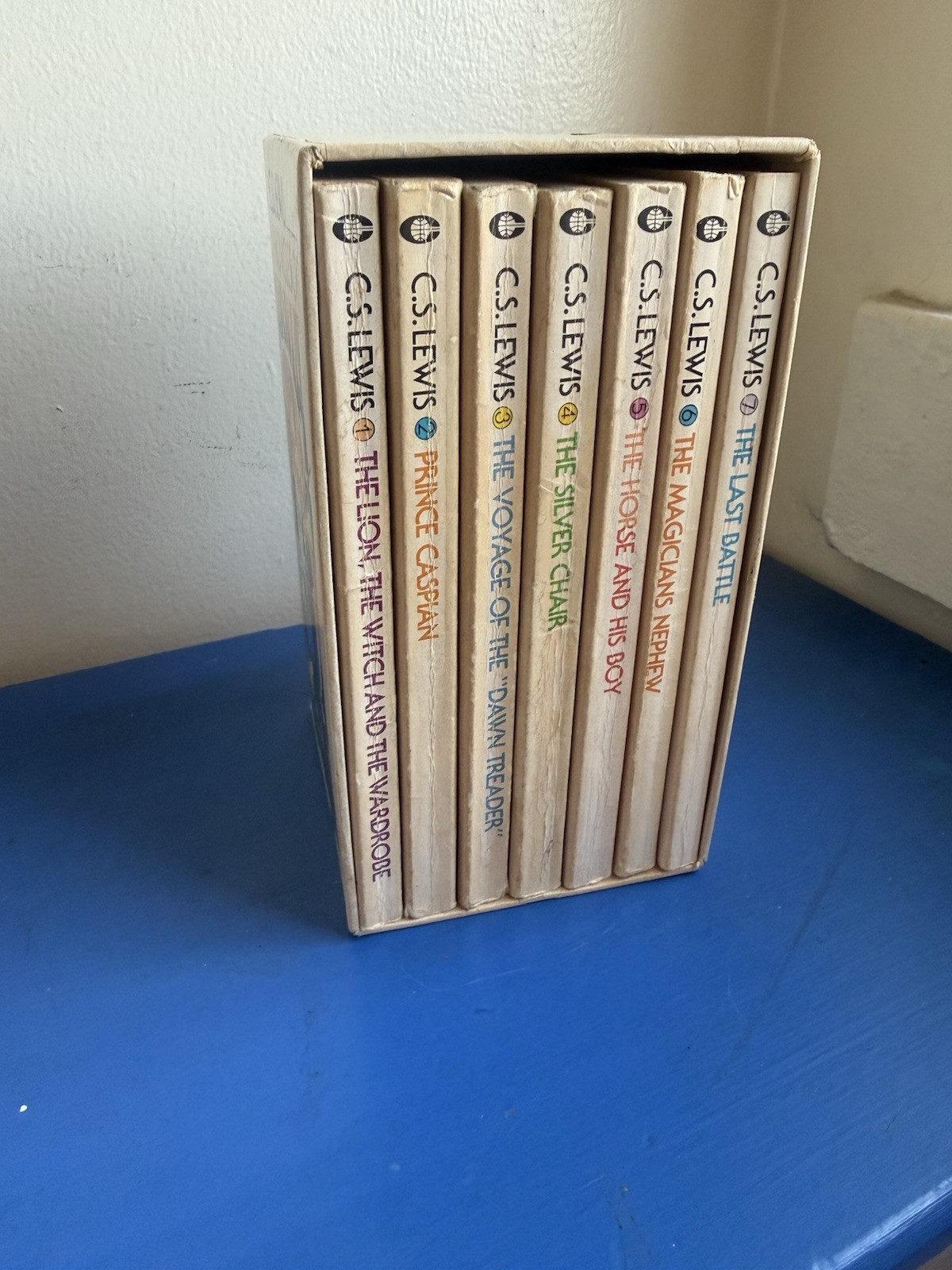 Vintage C. S. Lewis The Chronicles of Narnia Box Set Collier