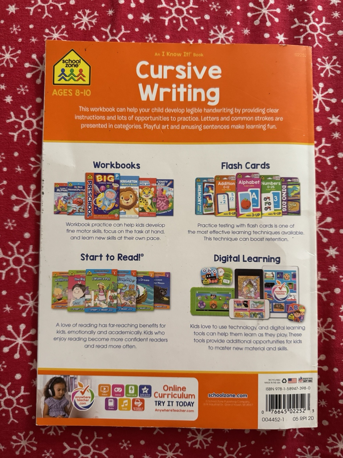 Cursive Writing 3-4 Ages 8-10 (Paperback or Softback)