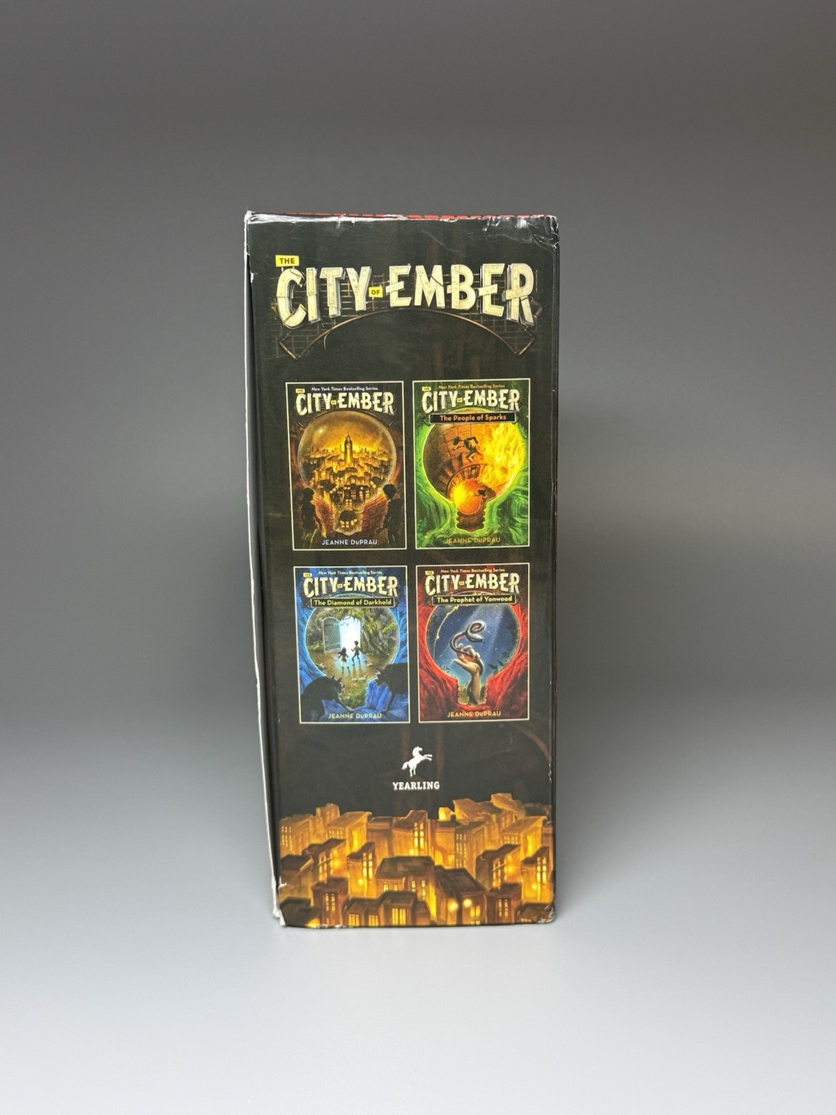 The City of Ember, Jeanne DuPrau, 4 Paperback Book Box Set, Read for Contents