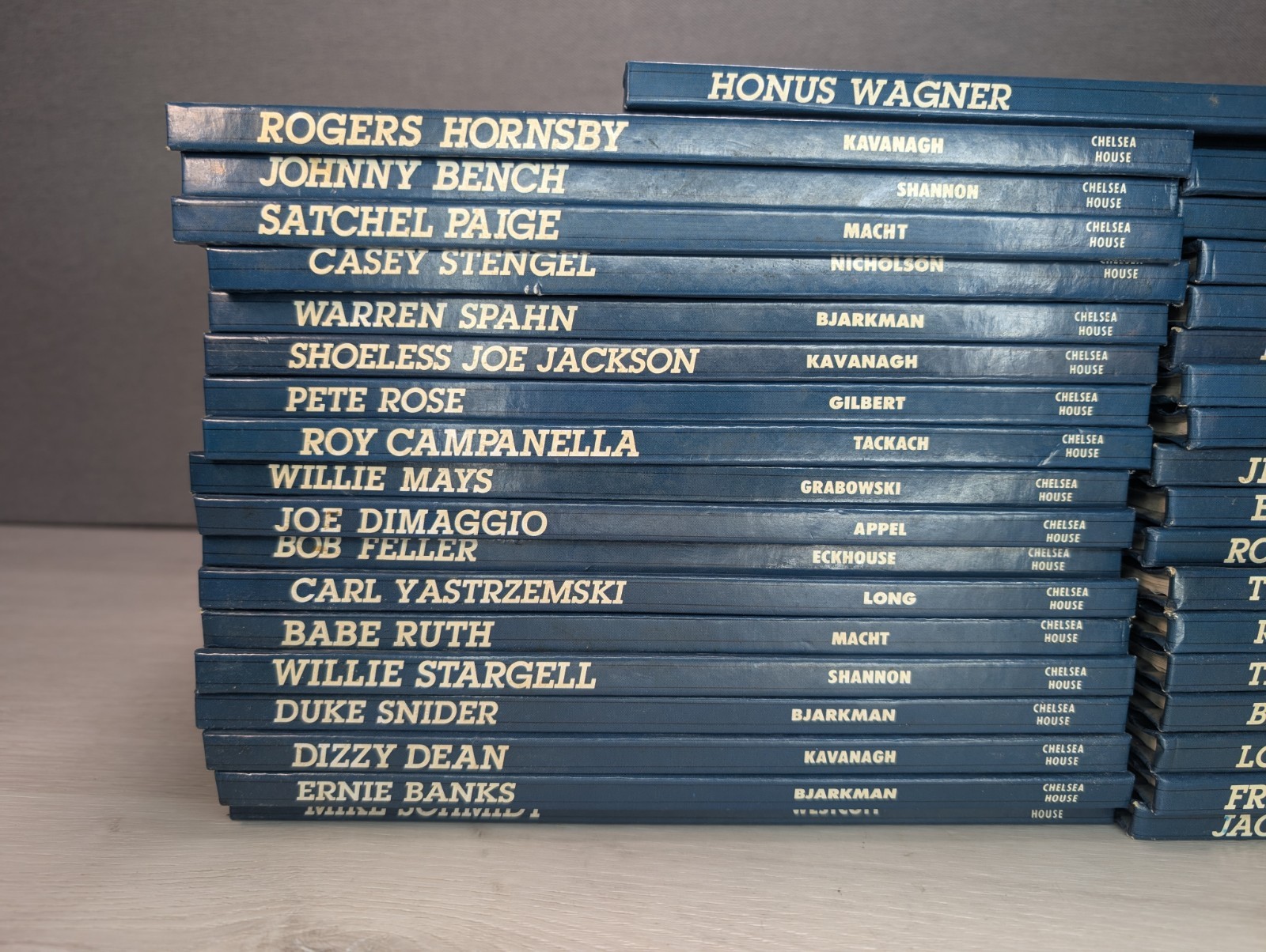Lot of 36 Baseball Legends Series Hardcover Books Chelsea House 90’s HC Set MLB