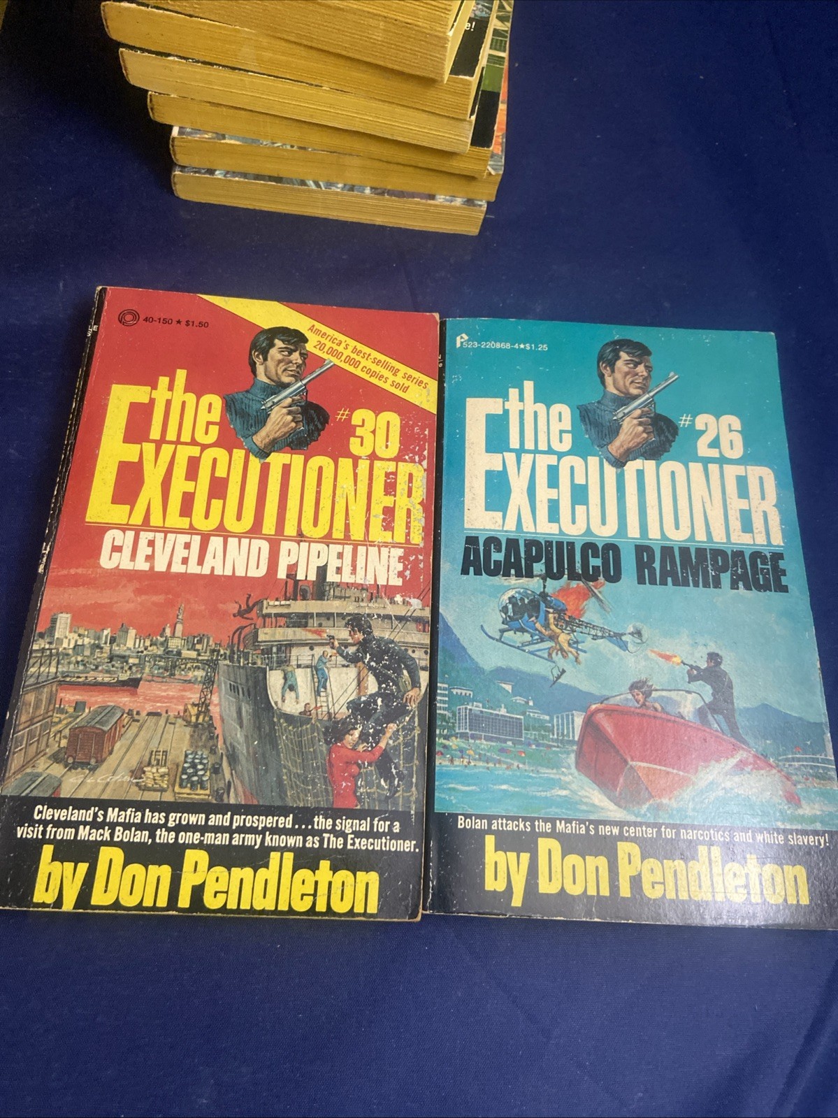 Don Pendleton Mack Bolan/ Executioner Series Lot Of 19 Between 13 – 38 1970s