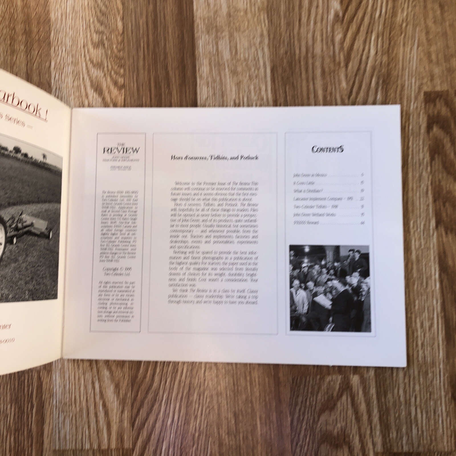 The Review, John Deere Tractors & Implements August September 1995 Premier Issue