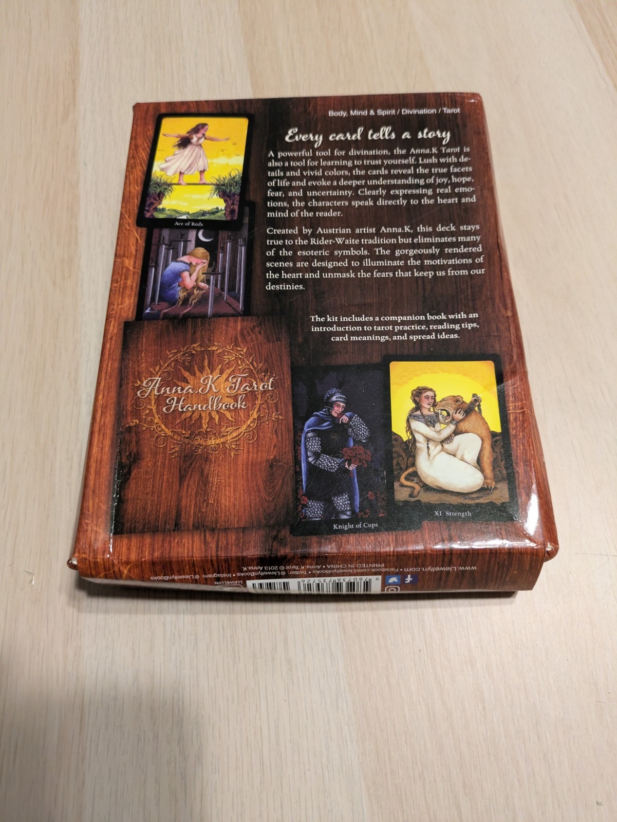 Anna. K Tarot by Anna K (2013, Cards,Flash Cards)