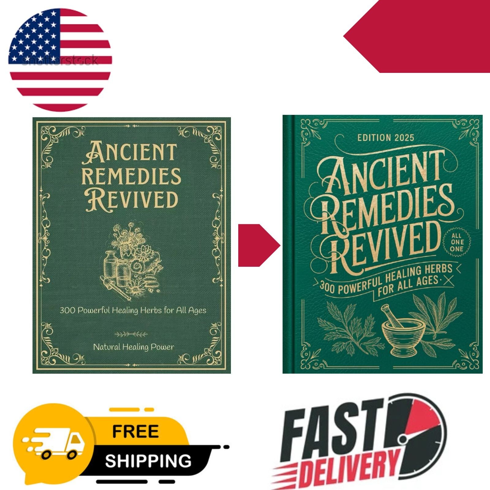 Ancient Remedies Revived: 300 Powerful Healing Herbs for All Ages