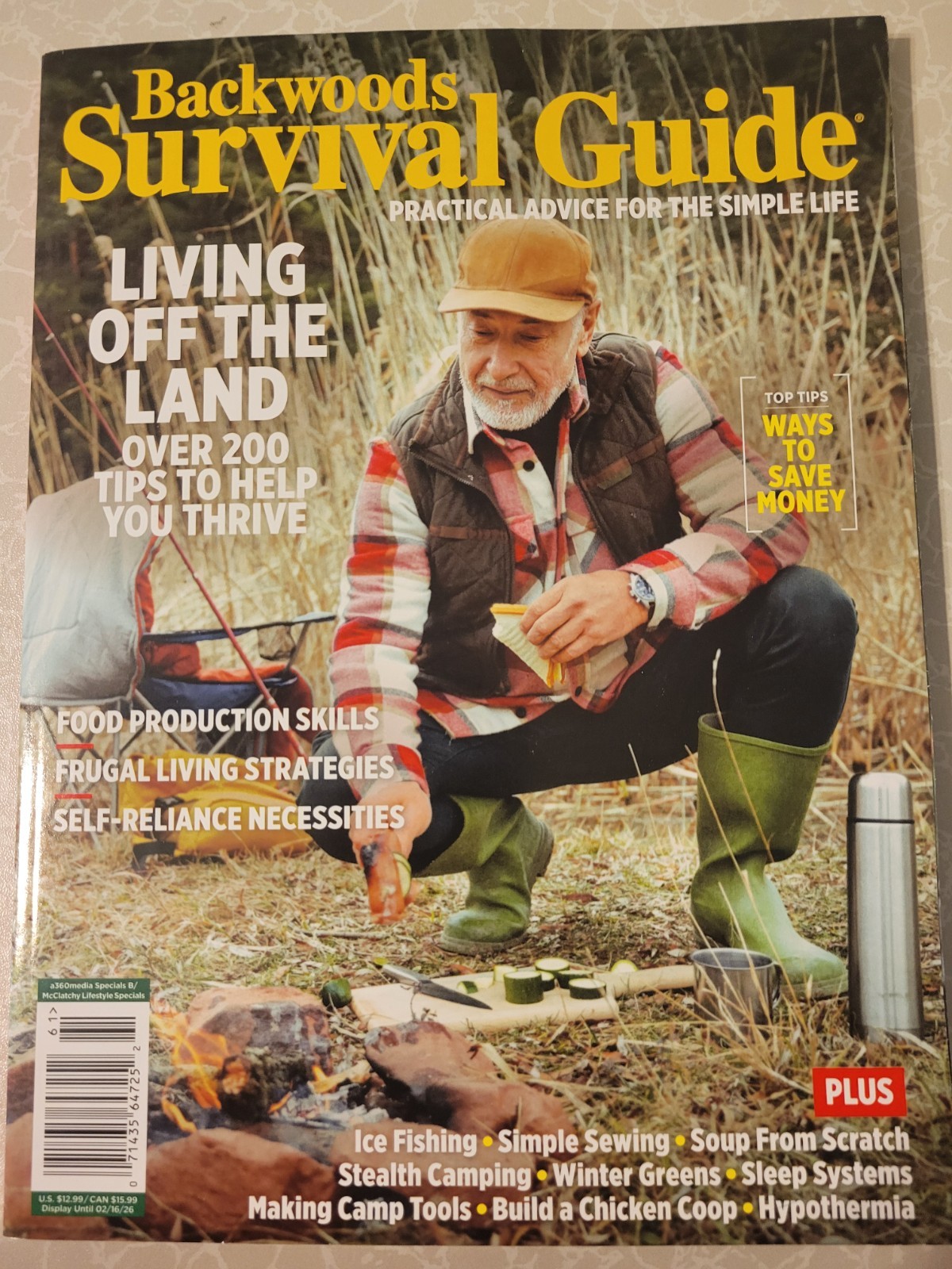 BACKWOOD’S SURVIVAL GUIDE Magazine ISSUE – Jan- 2026 Issue – Living Off The Land