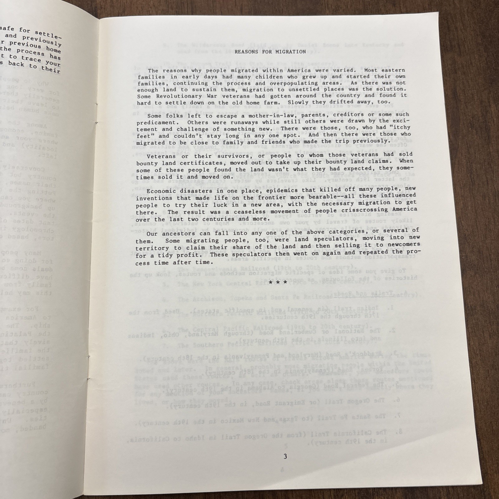 American Migration Guide John H. Heisey 1985 Book History 28 Pages