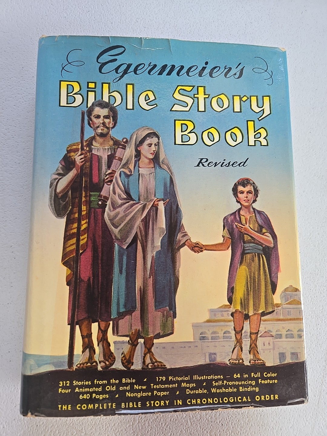 1955 Egermeier’s Bible Story Book Revised Standard Ed. Warner Press