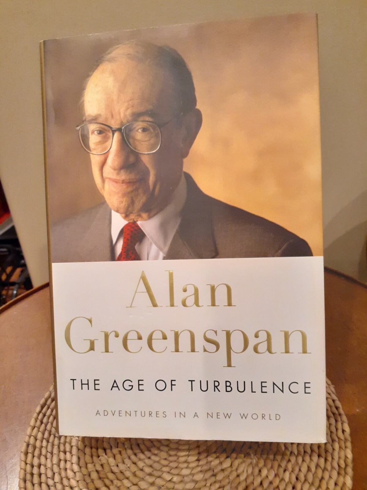NEW HB BOOK W/DUST COVER THE AGE OF TURBULENCE ALAN GREENSPAN 544 PAGES