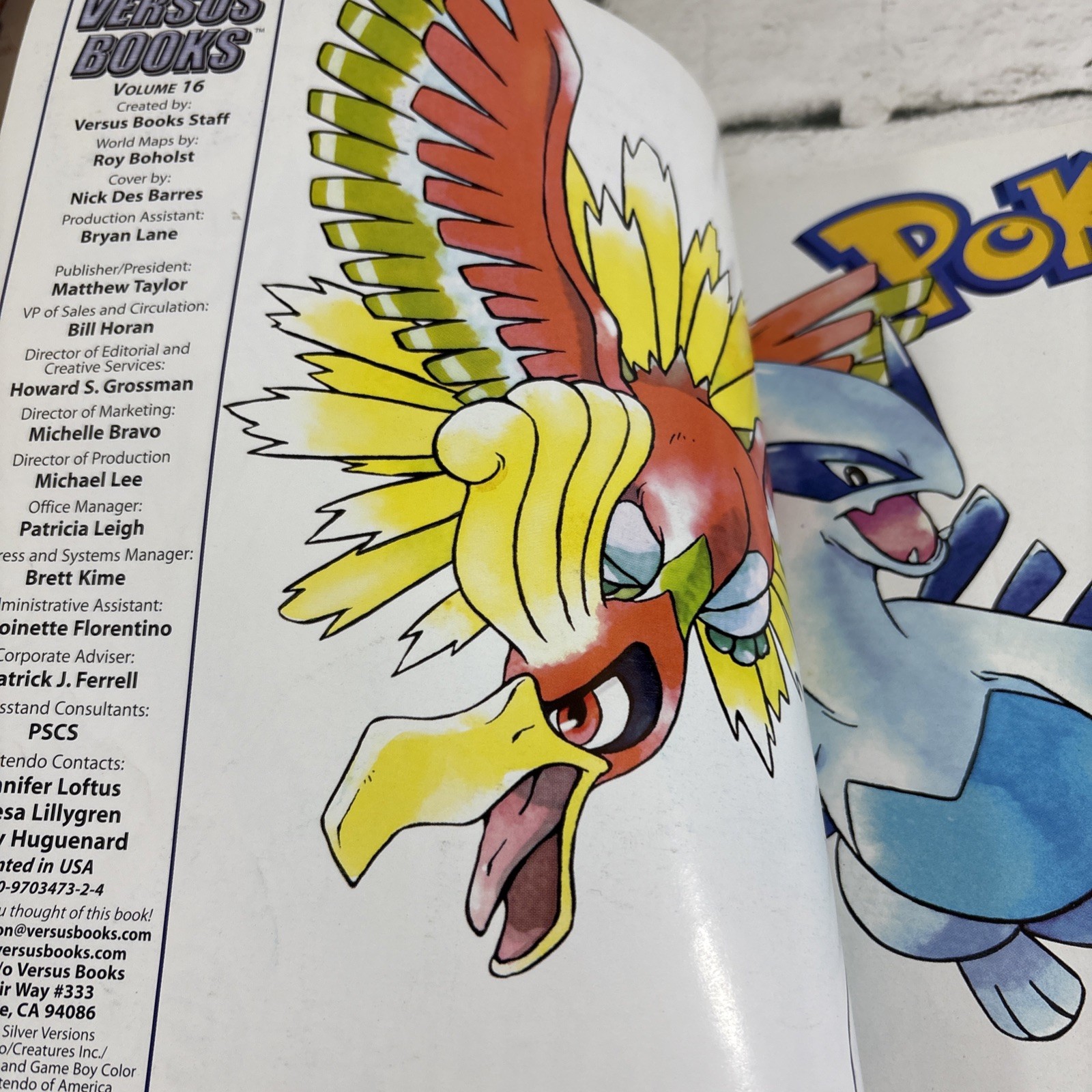 Pokemon Gold & Silver Versus Adventure Strategy Guide No Poster