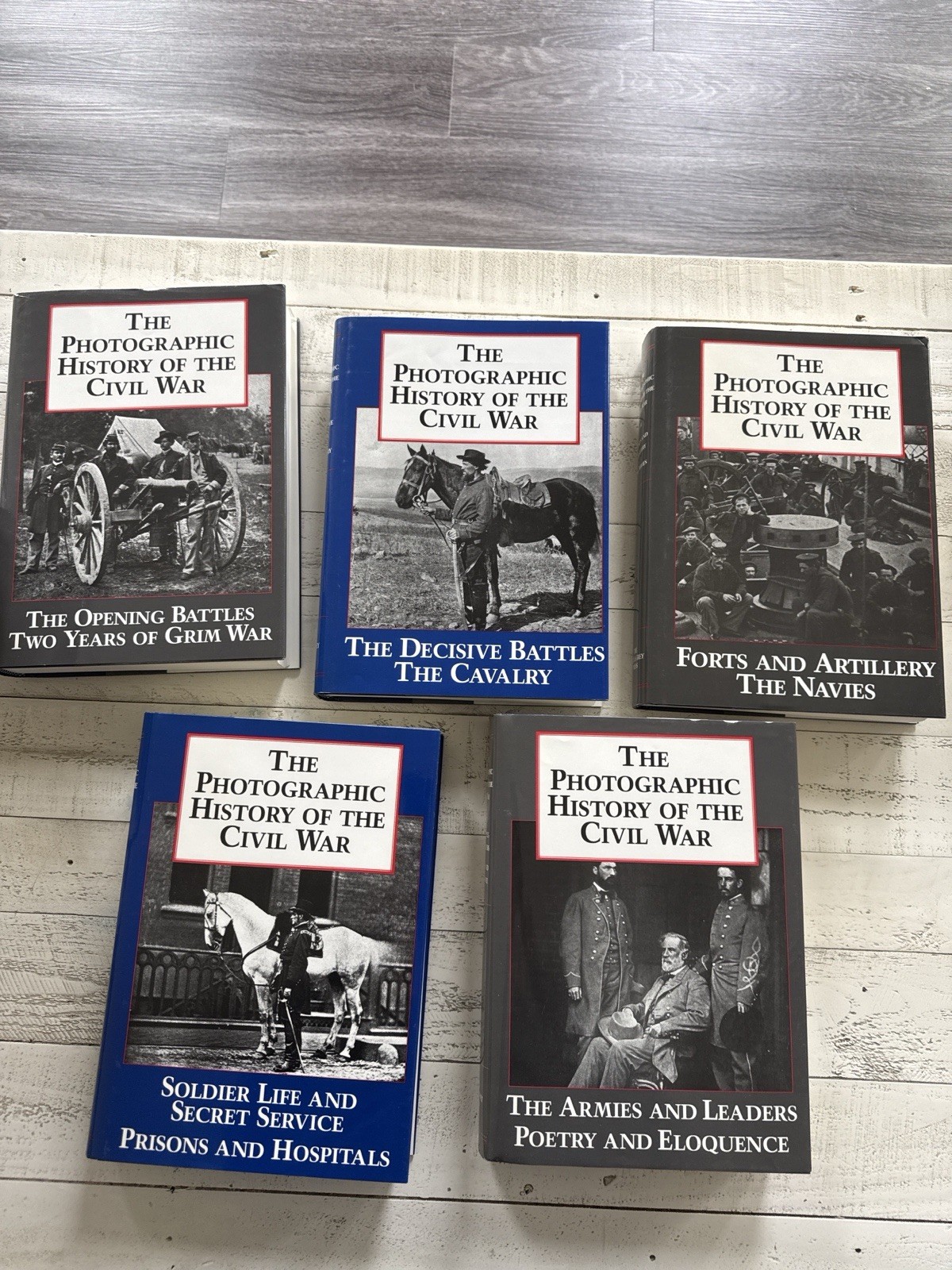 The Photographic History of the Civil War 5 Volume HC DJ Box Set Illustrated