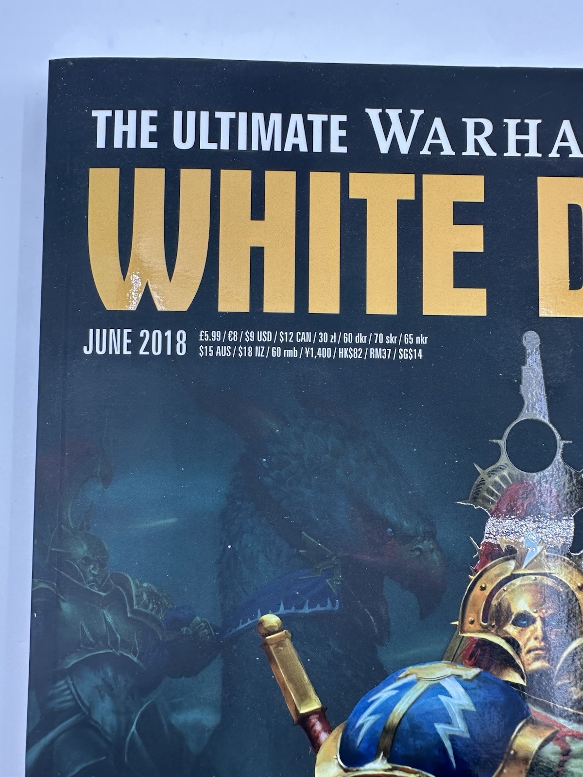 (3) White Dwarf Magazine: Aug 2012; June 2018; May 2022