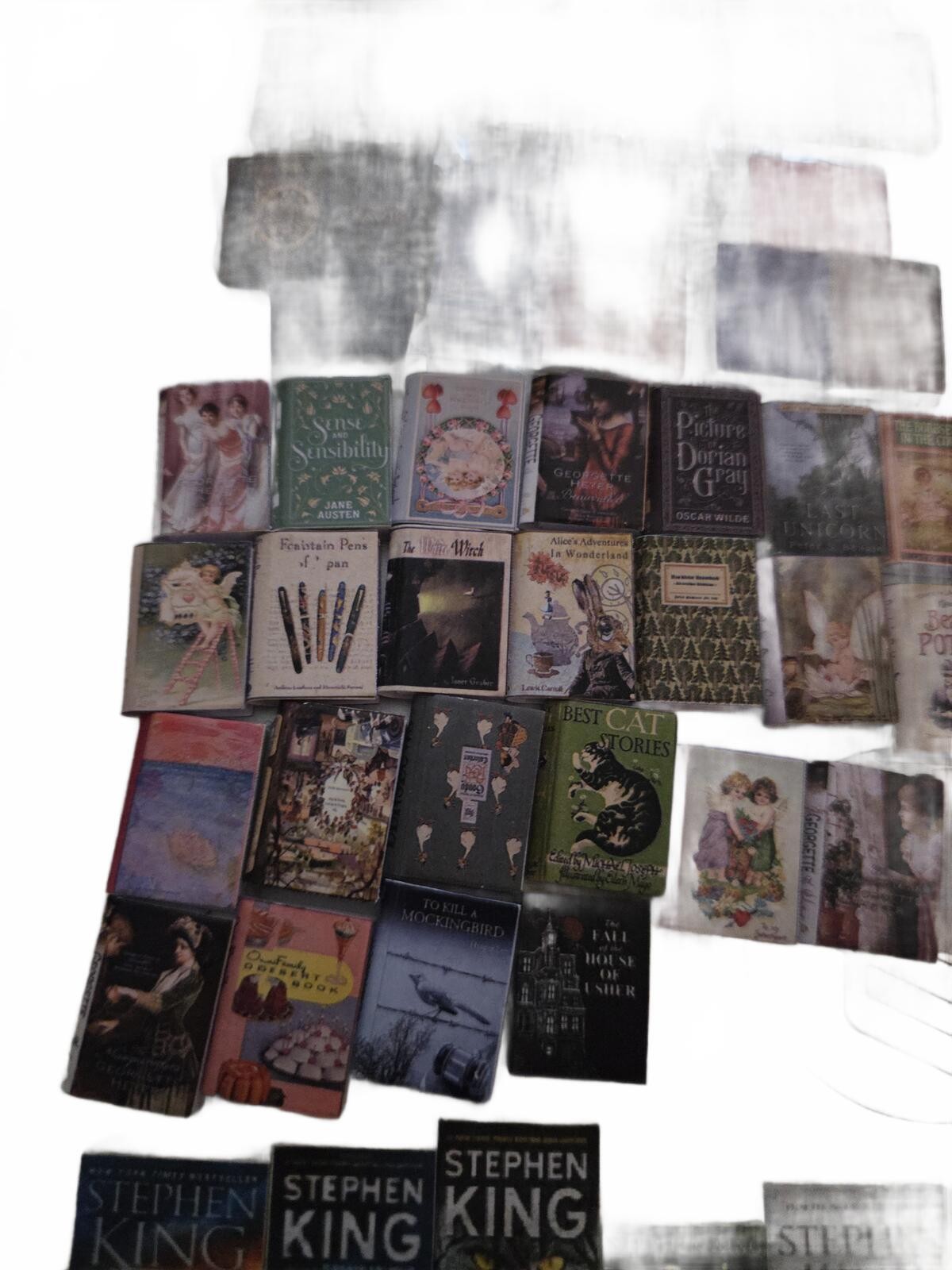 96 Miniature Book Collection 1:12 Scale Stephen King + Harry Potter & Much More