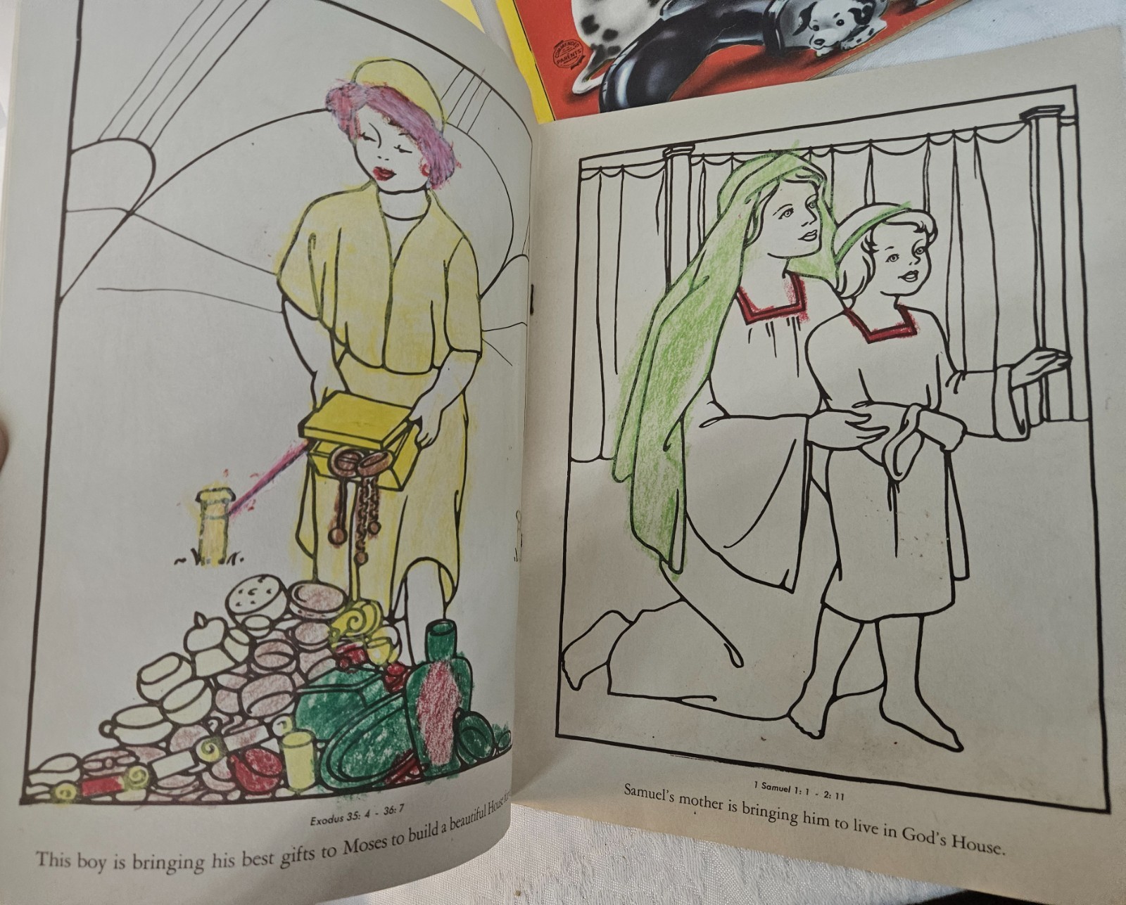 Lot of 10 Vintage USED Children’s Coloring Books 1950’s-60s Era in Nice Shape