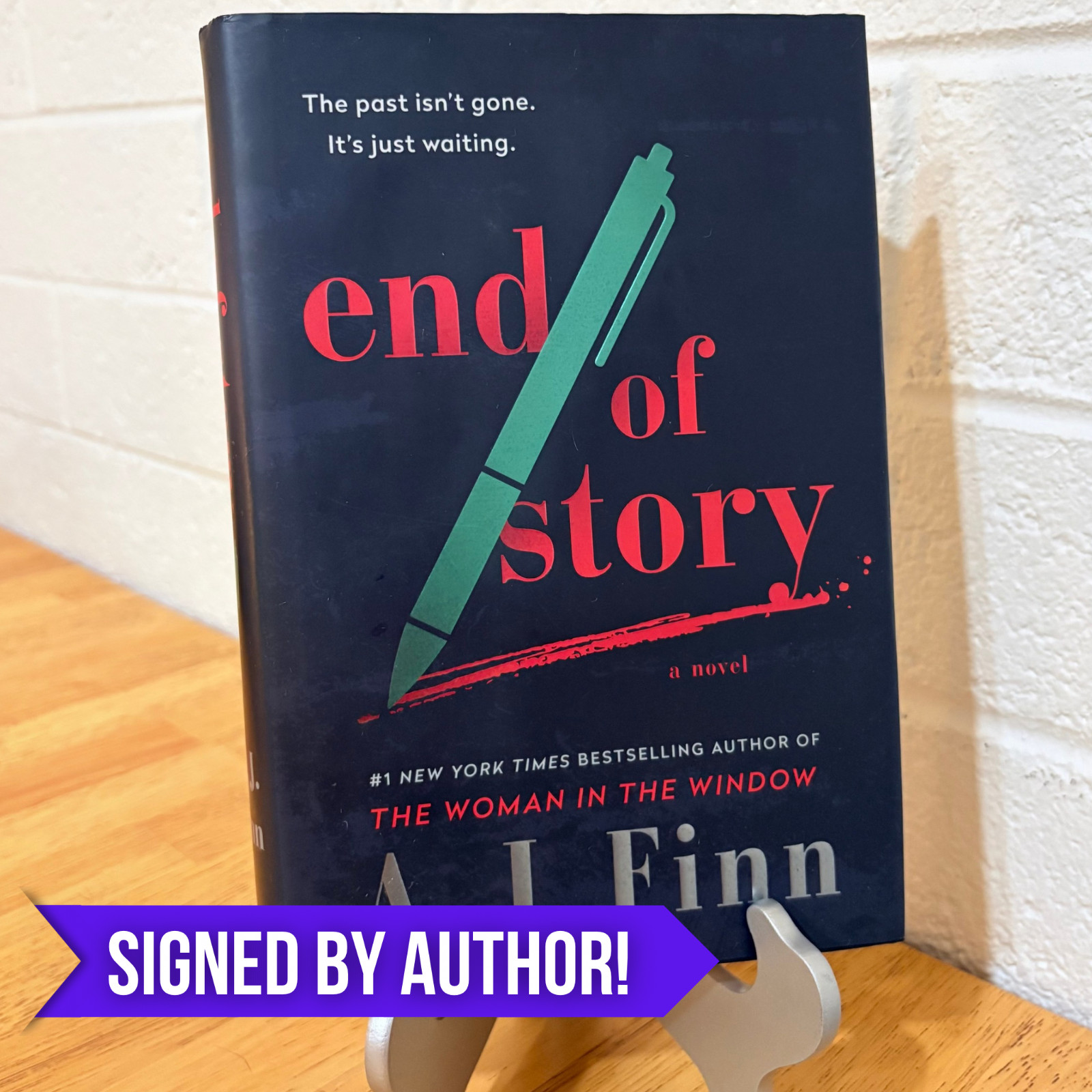 End of Story by A. J. Finn (SIGNED BY AUTHOR) (2024, Hardcover)