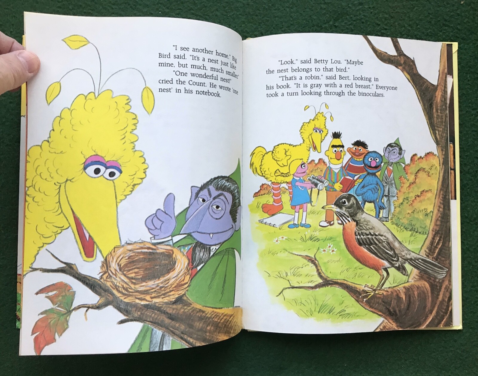 Sesame Street Look What I Found PBS CTW 1981 muppets Henson Golden Books