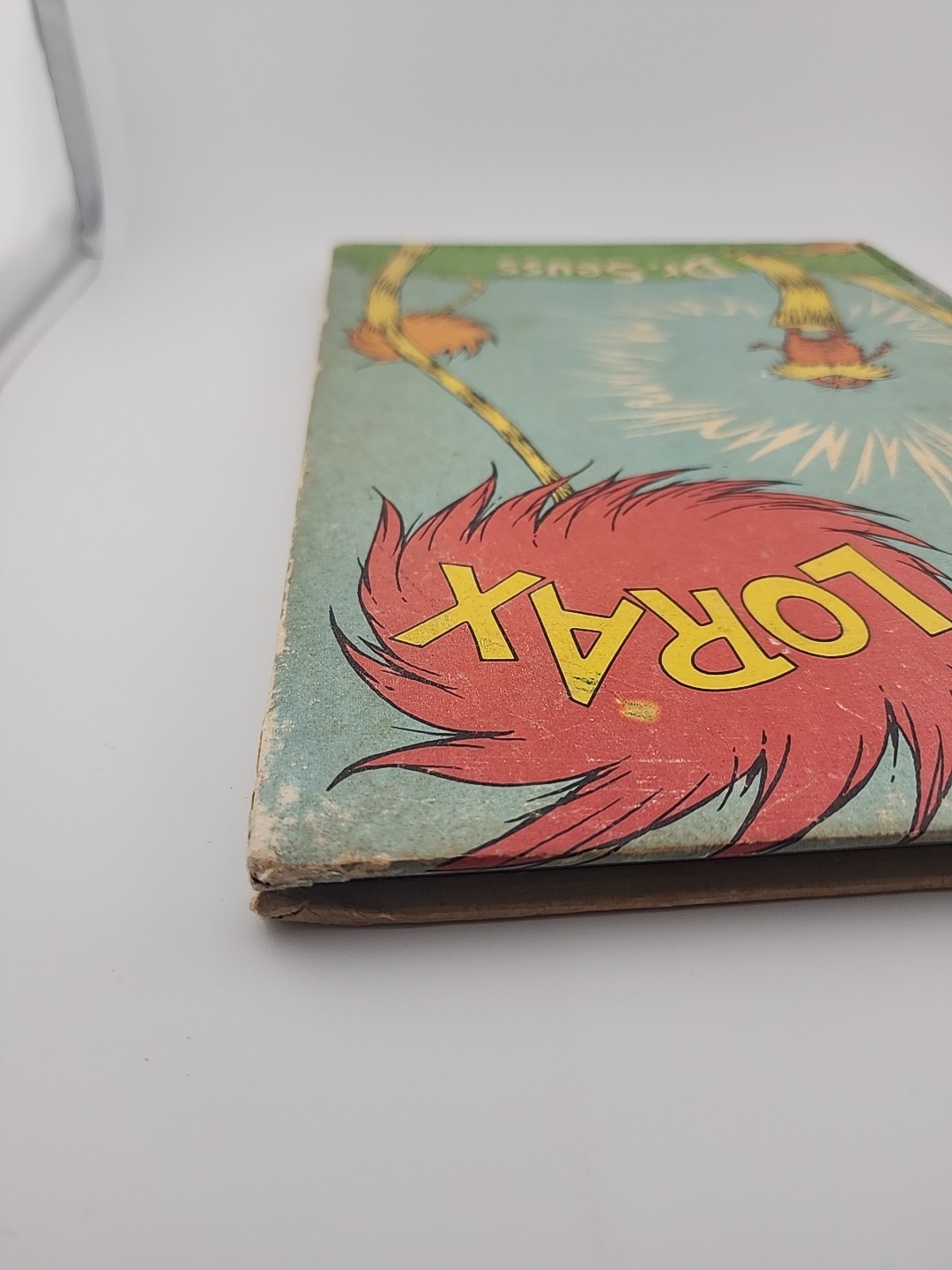 The Lorax Dr. Seuss 1971 First Edition 11.25 x 8.25 in Hardcover w/ Yellow Quote