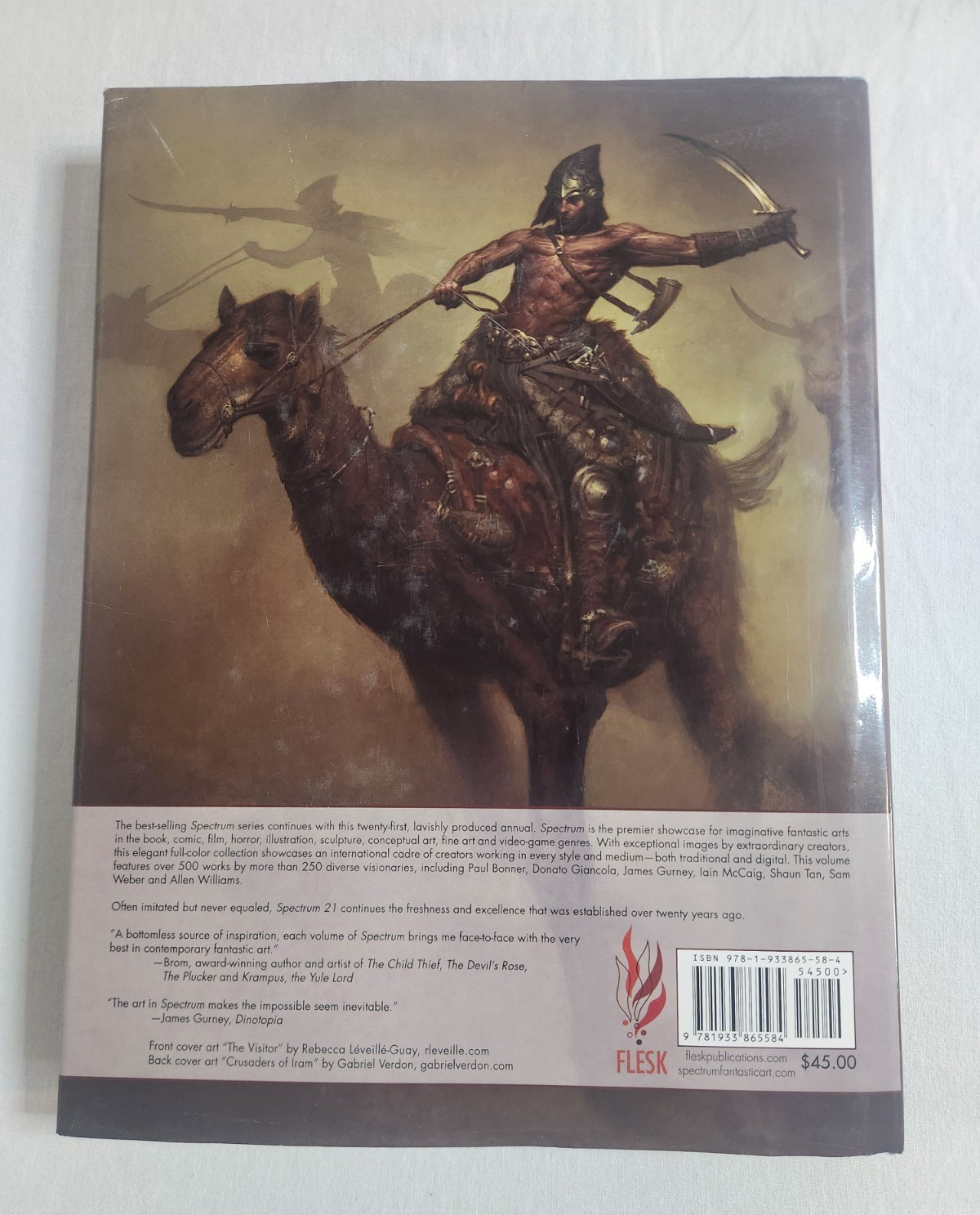Spectrum 21-25 Art Book Lot HC Fantasy Sci-Fi Illustration John Fleskes