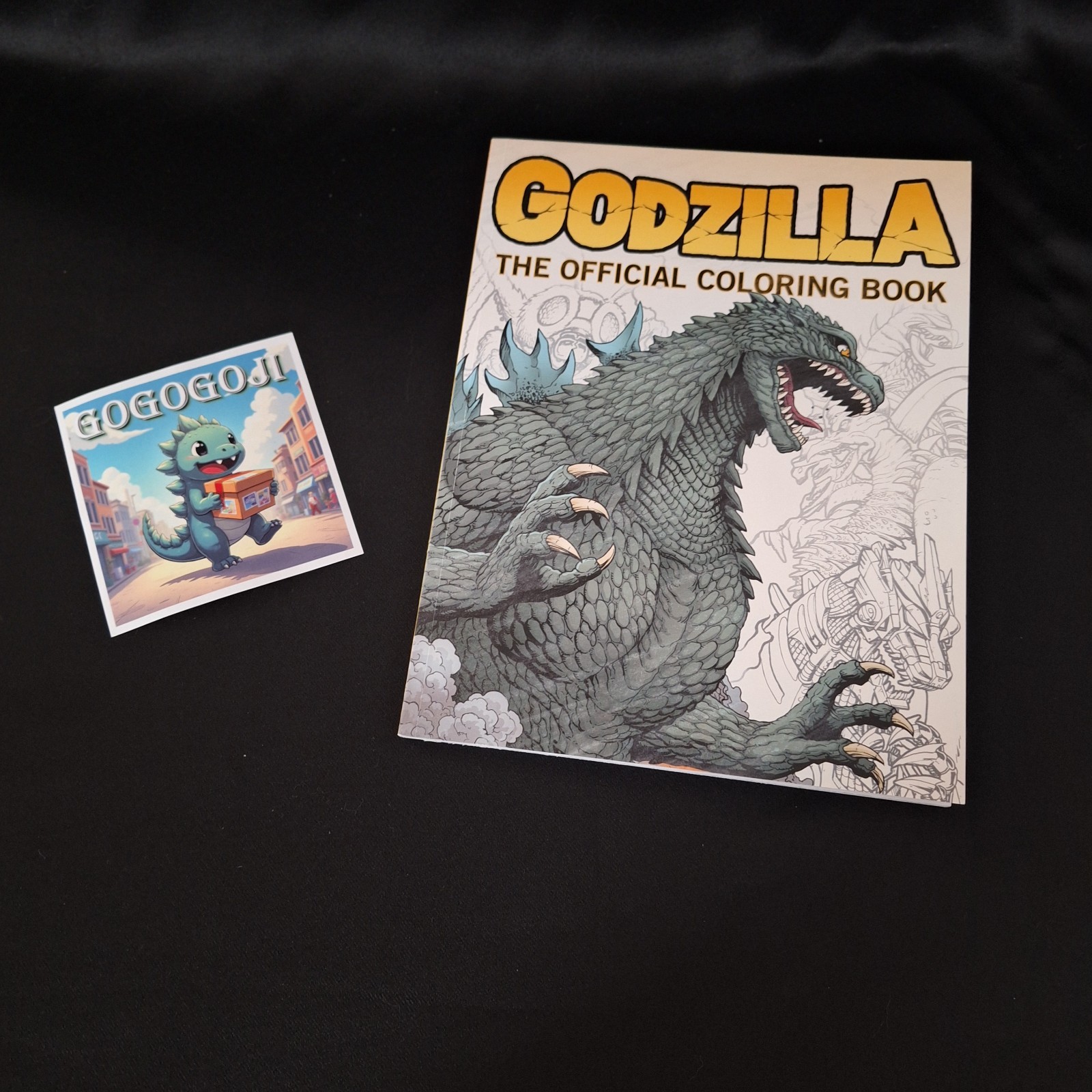 Godzilla: The Official Coloring Book Paperback Titan Books 62 Pictures 31 Pages