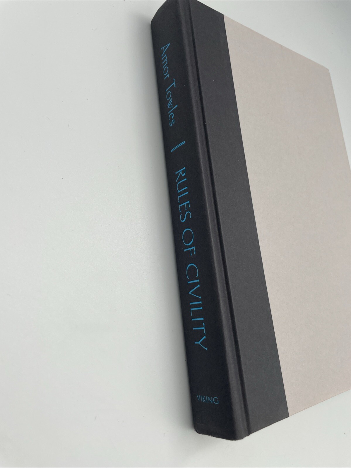 Rules of Civility Amor Towles Signed Hardcover. First Edition 12th Print HCDJ