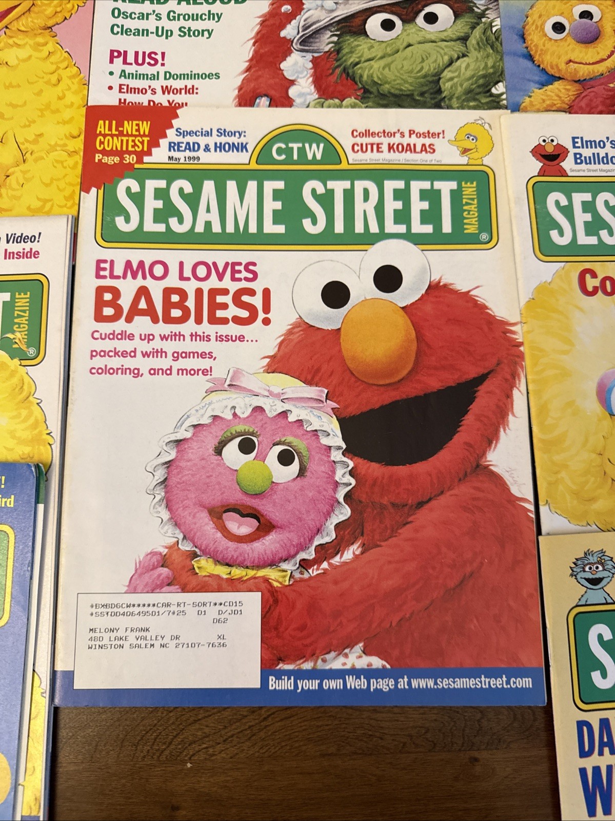 ctw sesame street magazine lot Of 13 Mainly 1999 & 2000