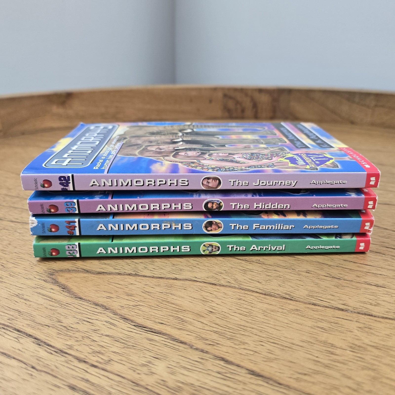 Lot of 4 Animorphs Novels 38 39 41 42 Scholastic Book 1st Edition YA Teen Paper