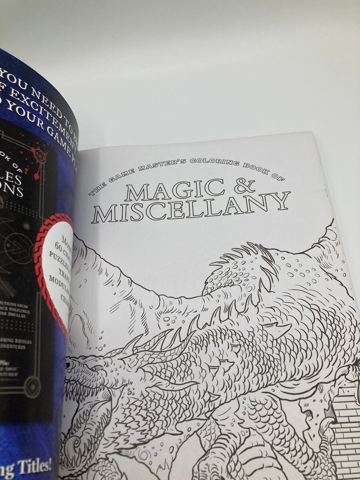 The Game Master’s Coloring Activity Book of Magic & Miscellany Paperback