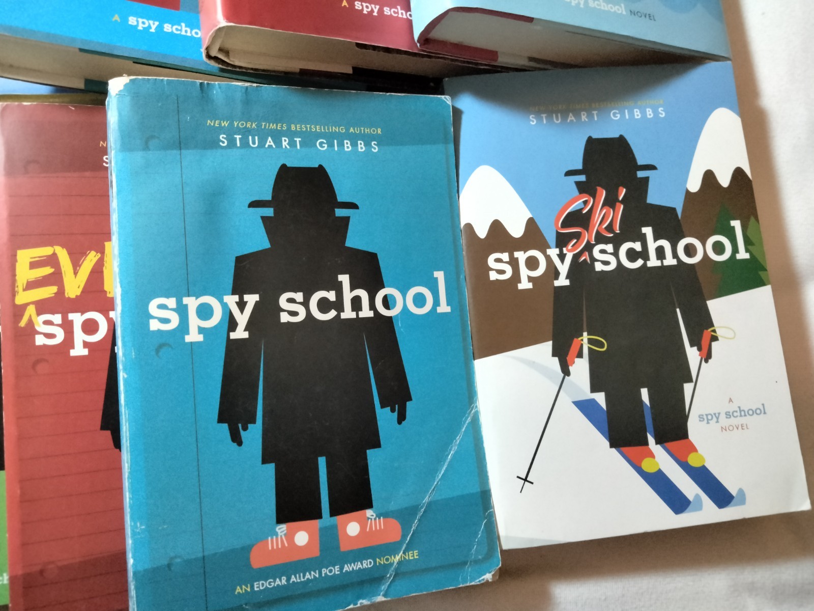 Spy School Stuart Gibbs Books 1-7, 9 LOT