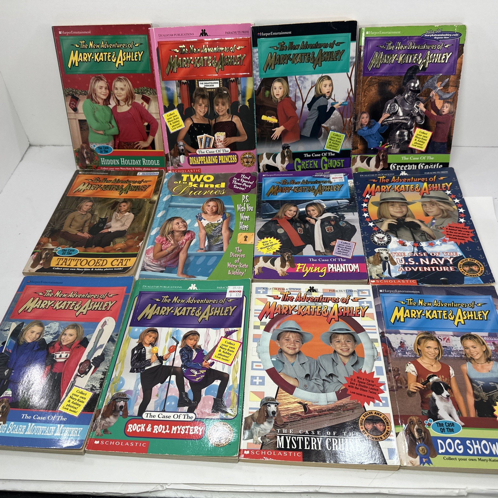 The Adventures Of Mary Kate And Ashley Books-Lot Of 12 Paperback
