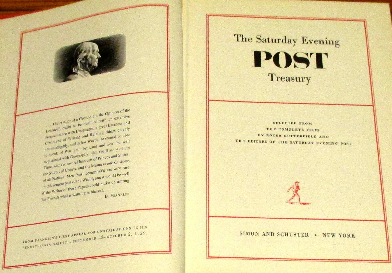 The Saturday Evening Post Treasury 1954 H/C 544 Pages NICE!!!!!!
