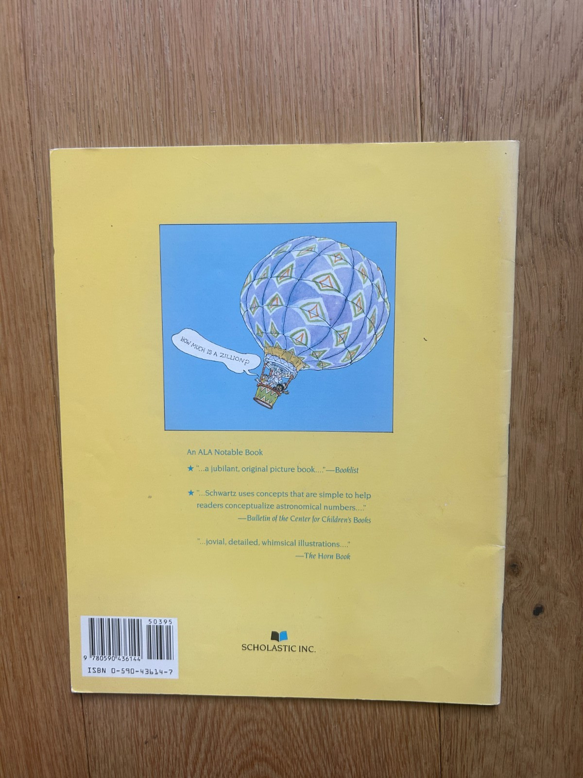 How Much Is A Million? by David M Schwartz & Steven Kellogg 1980’s Paperback
