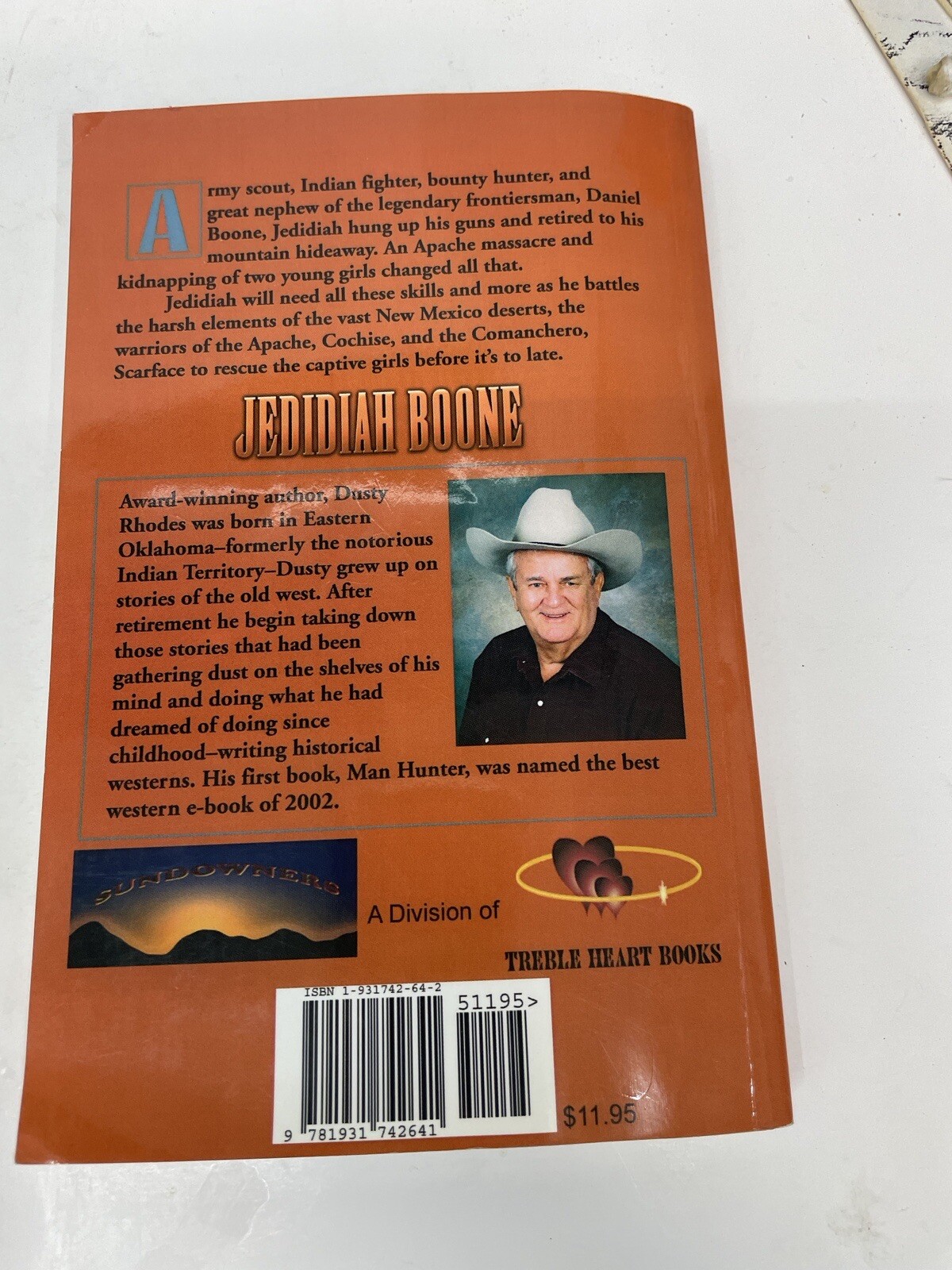 Jedidiah Boone by Dusty Rhodes SIGNED COPY