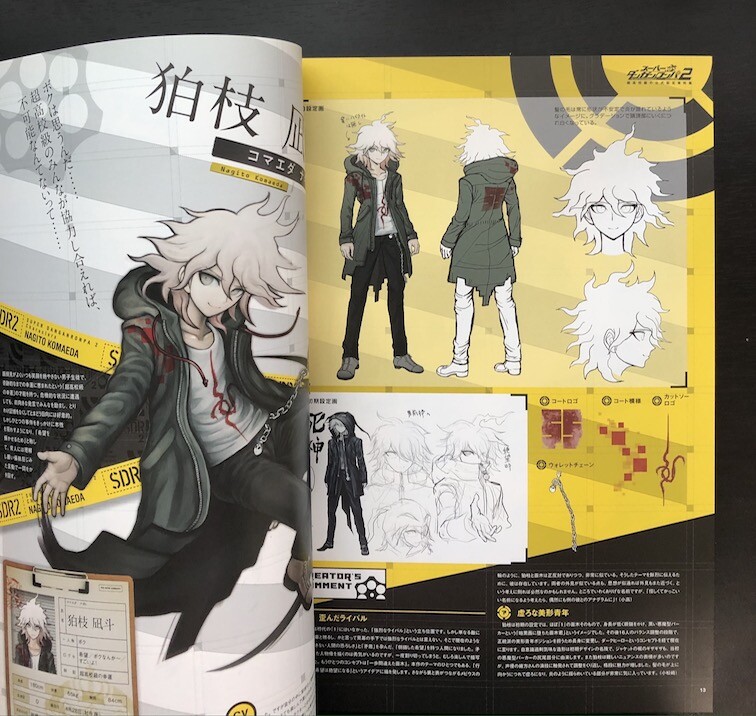 Super Danganronpa 2 Goodbye Despair Official Art Guide Book Illustration Game