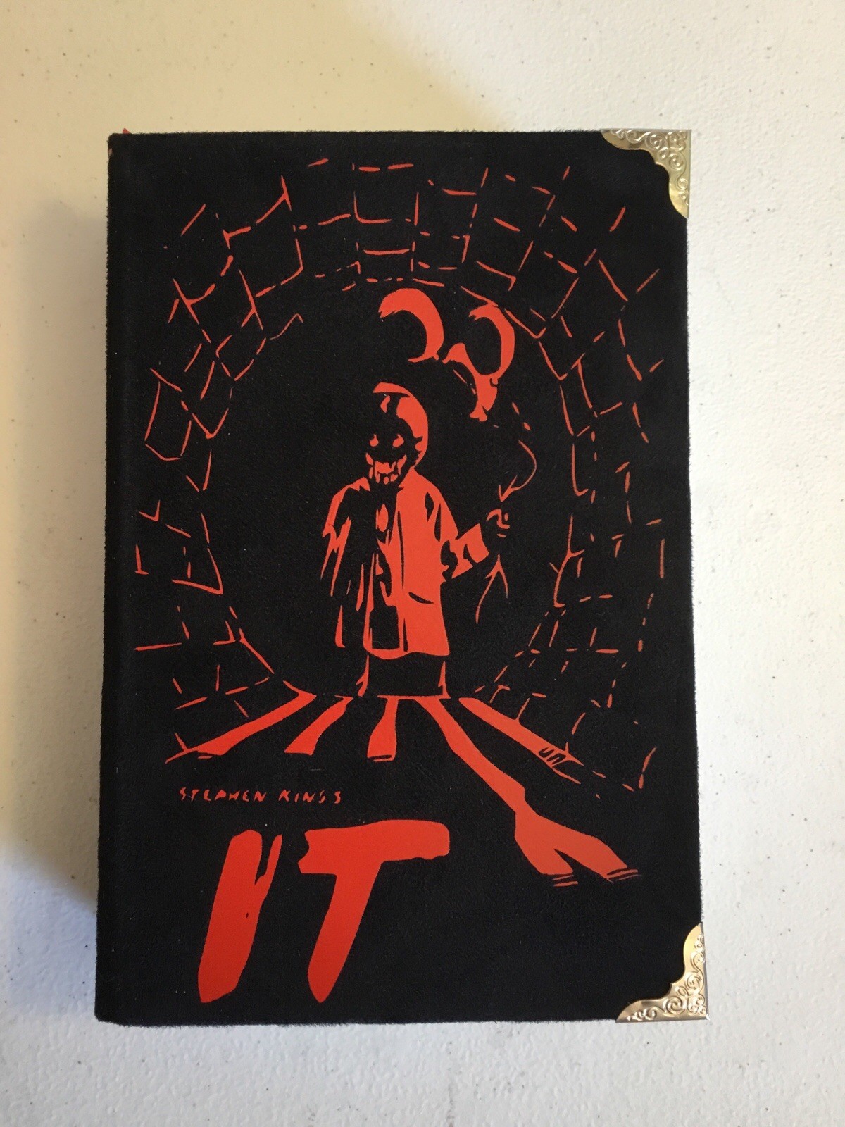 IT, Stephen King, Special Hardcover Edition, Custom Bound in Suede