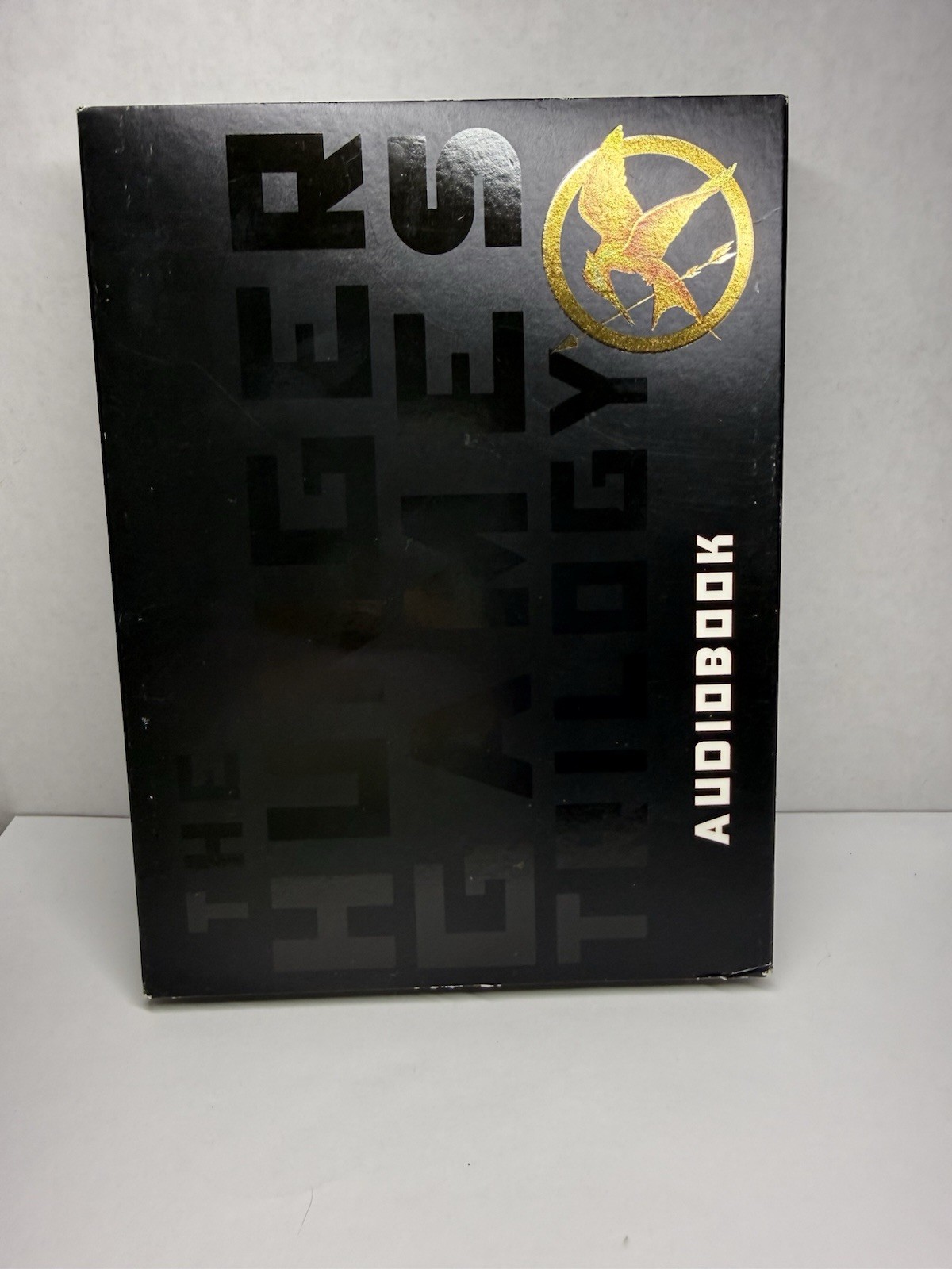 The Hunger Games Trilogy MP3 CDs Boxed Set & Stickers Suzanne Collins Audiobook
