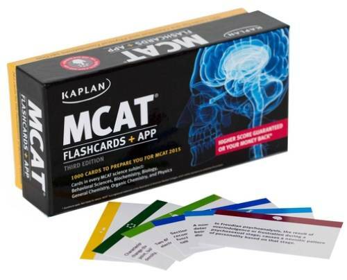 Kaplan MCAT Flashcards + App (Kaplan Test Prep) – Cards – GOOD