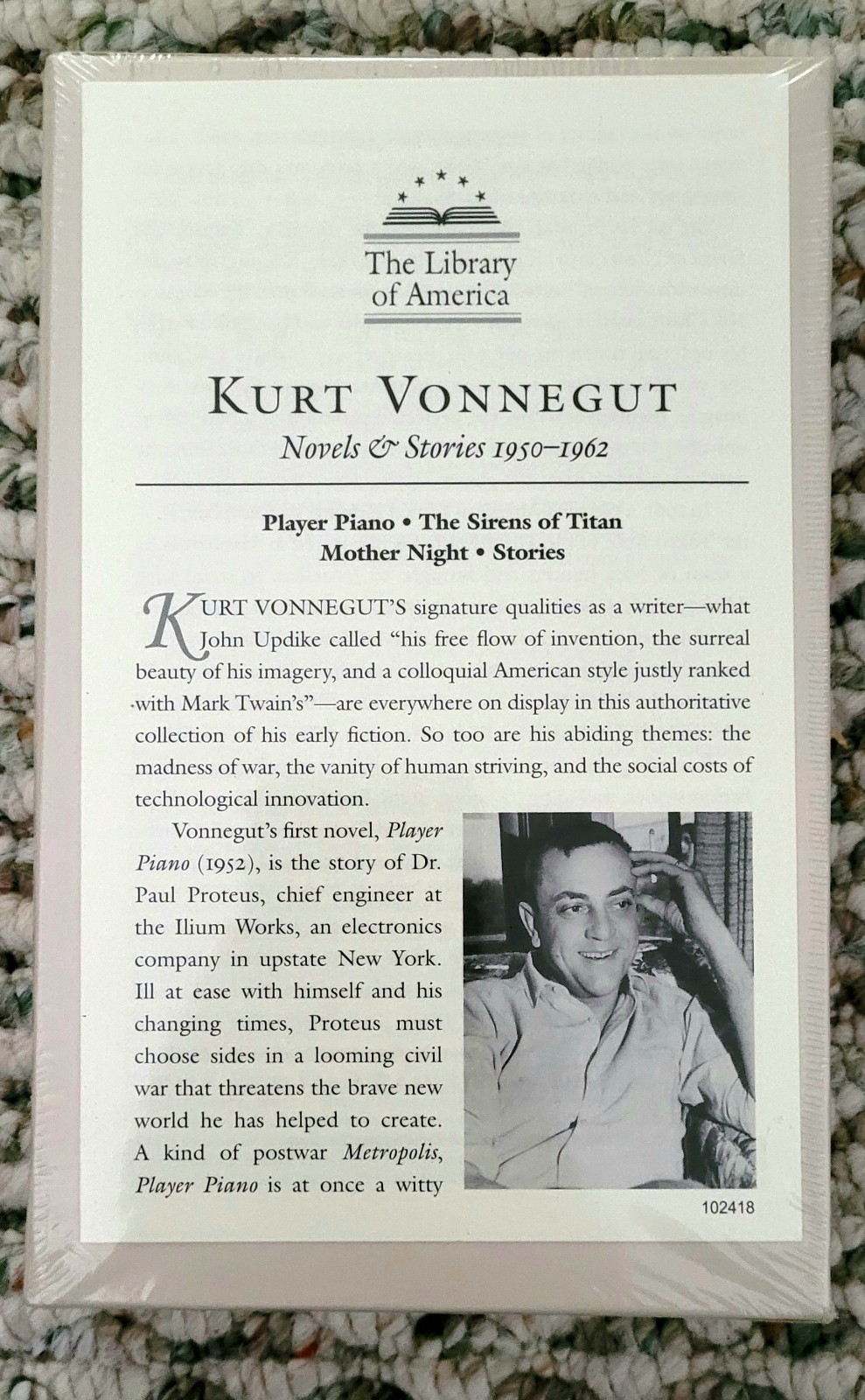 Kurt Vonnegut Novels and Stories 1950-1962 BRAND NEW UNOPENED