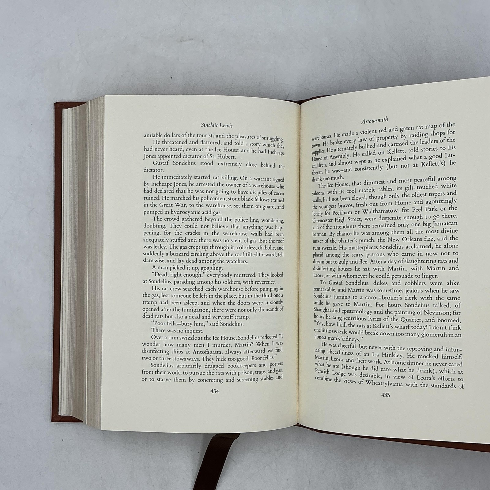 Arrowsmith Sinclair Lewis The Franklin Library 1975 Limited Ed Leather Brown