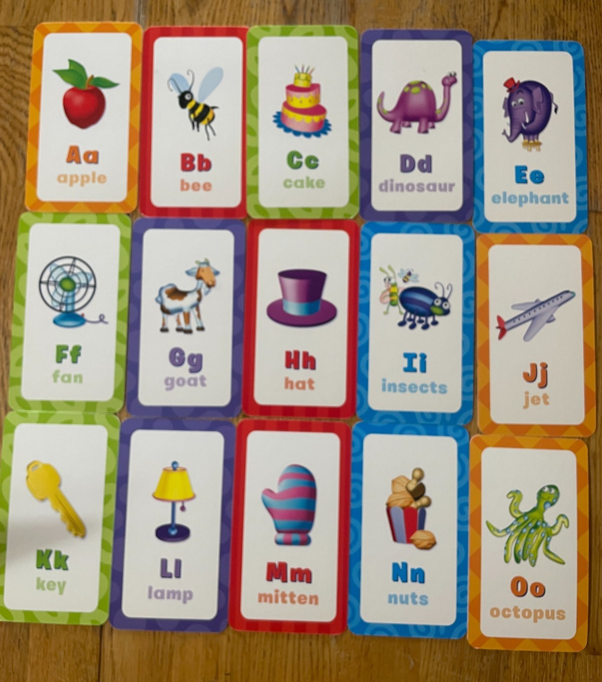3D Alphabet Flash Cards Think & Blink School Zone, Complete, EXC